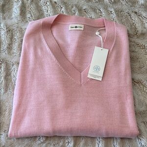 Tory Burch Soft Pink Knit Top